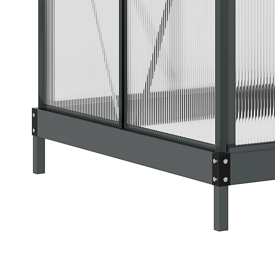 Image 964996_ALTMORE7.jpg, Product 964-996 / Price $369.99, Outsunny 6' x 4' x 6.6' Aluminum Polycarbonate Walk-In Garden Greenhouse from Outsunny on TSC.ca's Home & Garden department