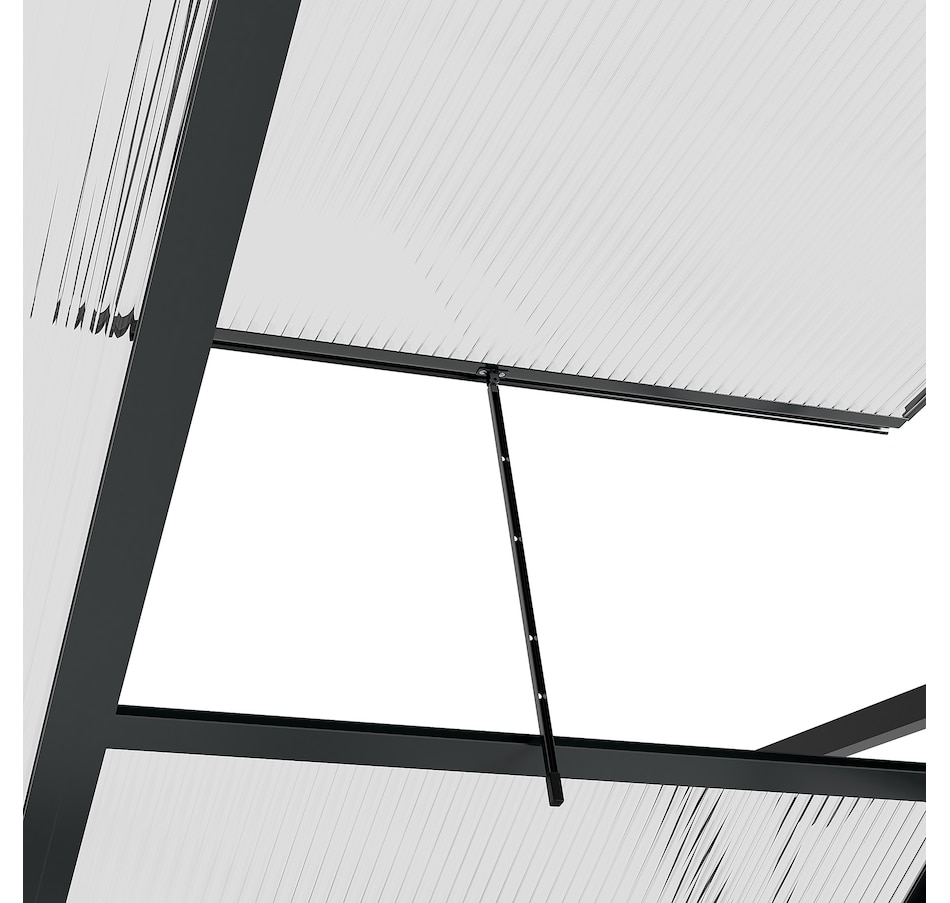 Image 964996_ALTMORE8.jpg, Product 964-996 / Price $359.99, Outsunny 6' x 4' x 6.6' Aluminum Polycarbonate Walk-In Garden Greenhouse from Outsunny on TSC.ca's Home & Garden department