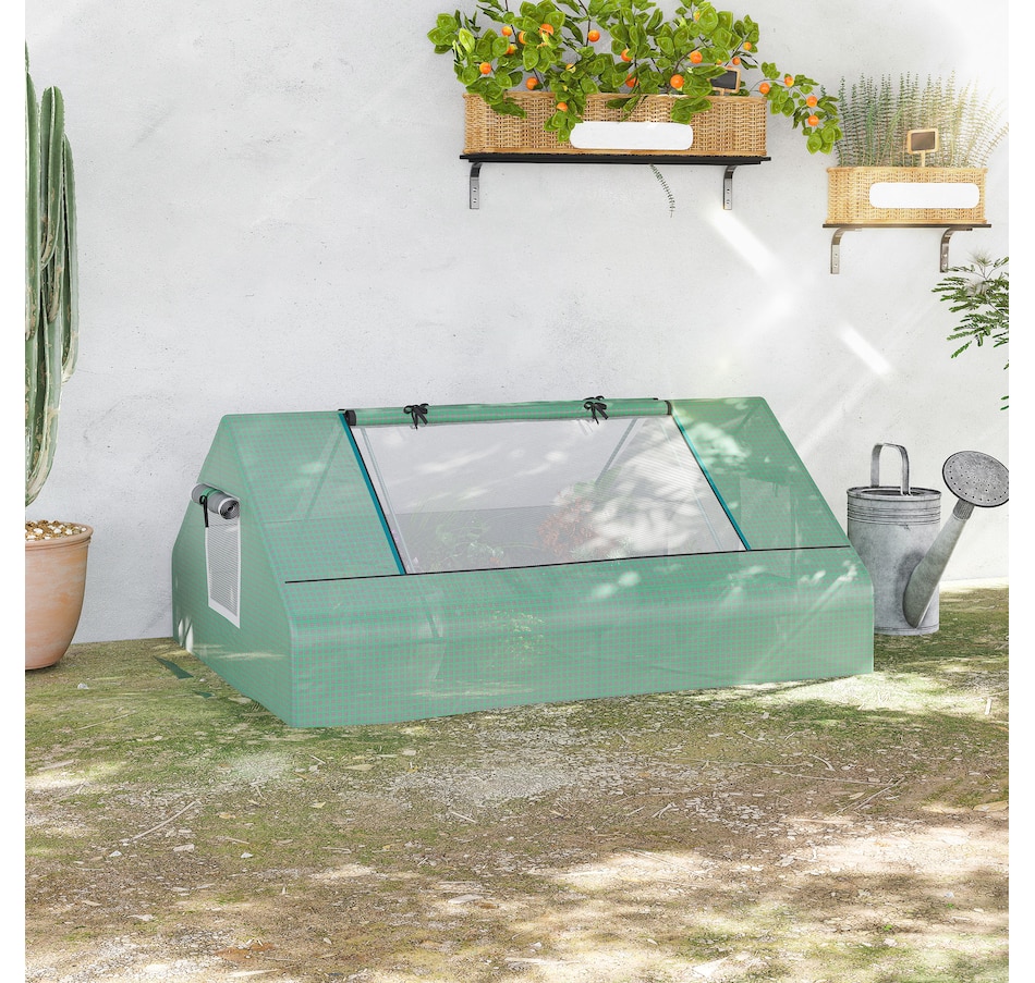 Image 965002_ALTMORE1.jpg, Product 965-002 / Price $52.99, Outsunny 71" x 55" x 32" Mini Greenhouse Portable Hot House for Plants from Outsunny on TSC.ca's Home & Garden department