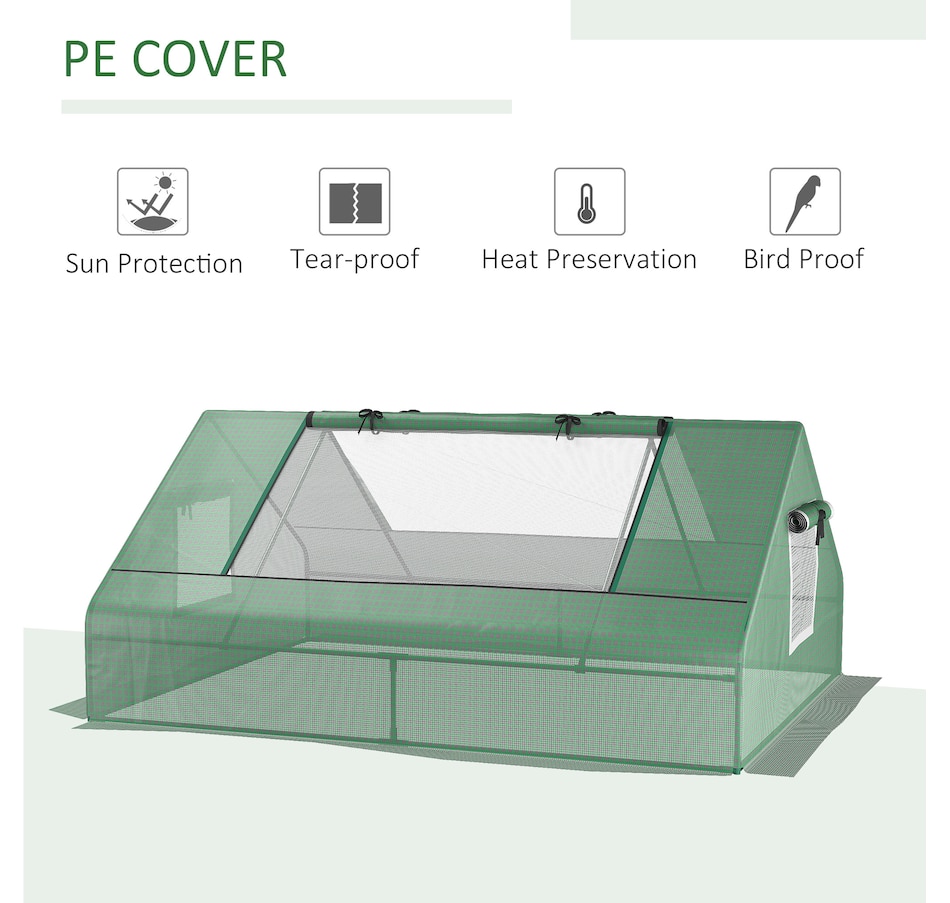 Image 965002_ALTMORE3.jpg, Product 965-002 / Price $52.99, Outsunny 71" x 55" x 32" Mini Greenhouse Portable Hot House for Plants from Outsunny on TSC.ca's Home & Garden department