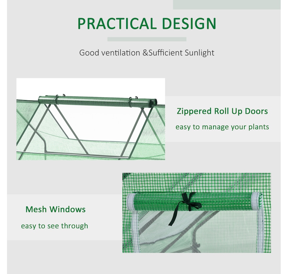 Image 965002_ALTMORE5.jpg, Product 965-002 / Price $52.99, Outsunny 71" x 55" x 32" Mini Greenhouse Portable Hot House for Plants from Outsunny on TSC.ca's Home & Garden department