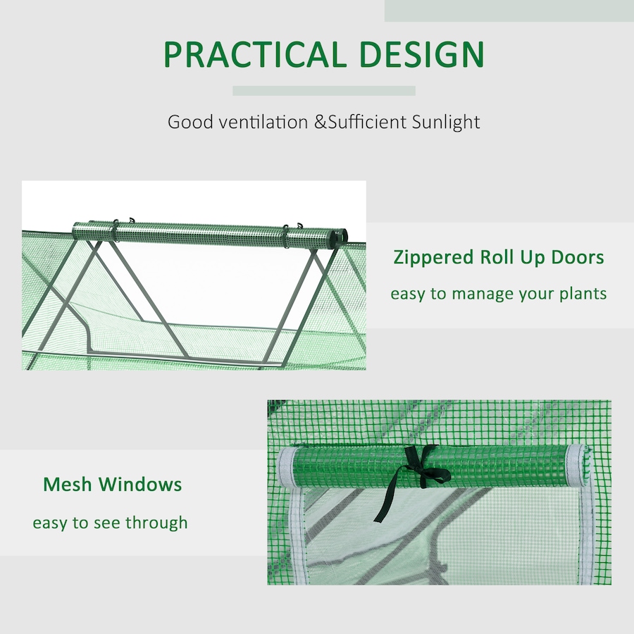 Image 965002_ALTMORE5.jpg, Product 965-002 / Price $59.99, Outsunny 71" x 55" x 32" Mini Greenhouse Portable Hot House for Plants from Outsunny on TSC.ca's Home & Garden department