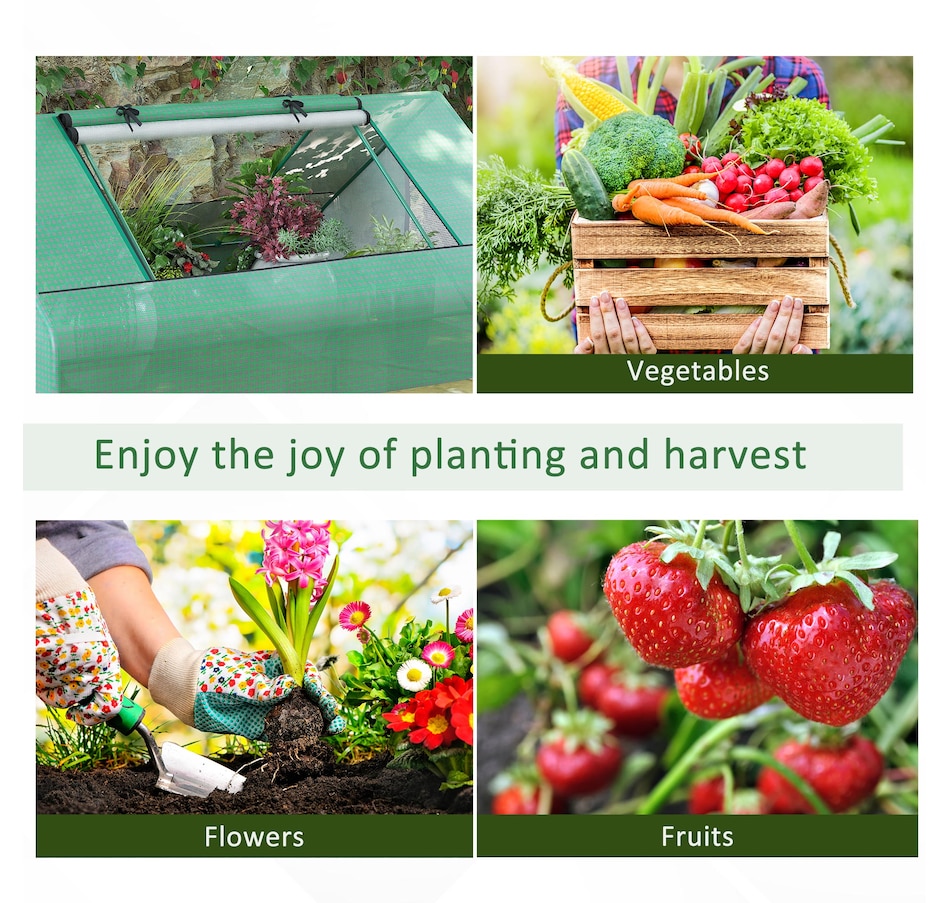Image 965002_ALTMORE6.jpg, Product 965-002 / Price $52.99, Outsunny 71" x 55" x 32" Mini Greenhouse Portable Hot House for Plants from Outsunny on TSC.ca's Home & Garden department