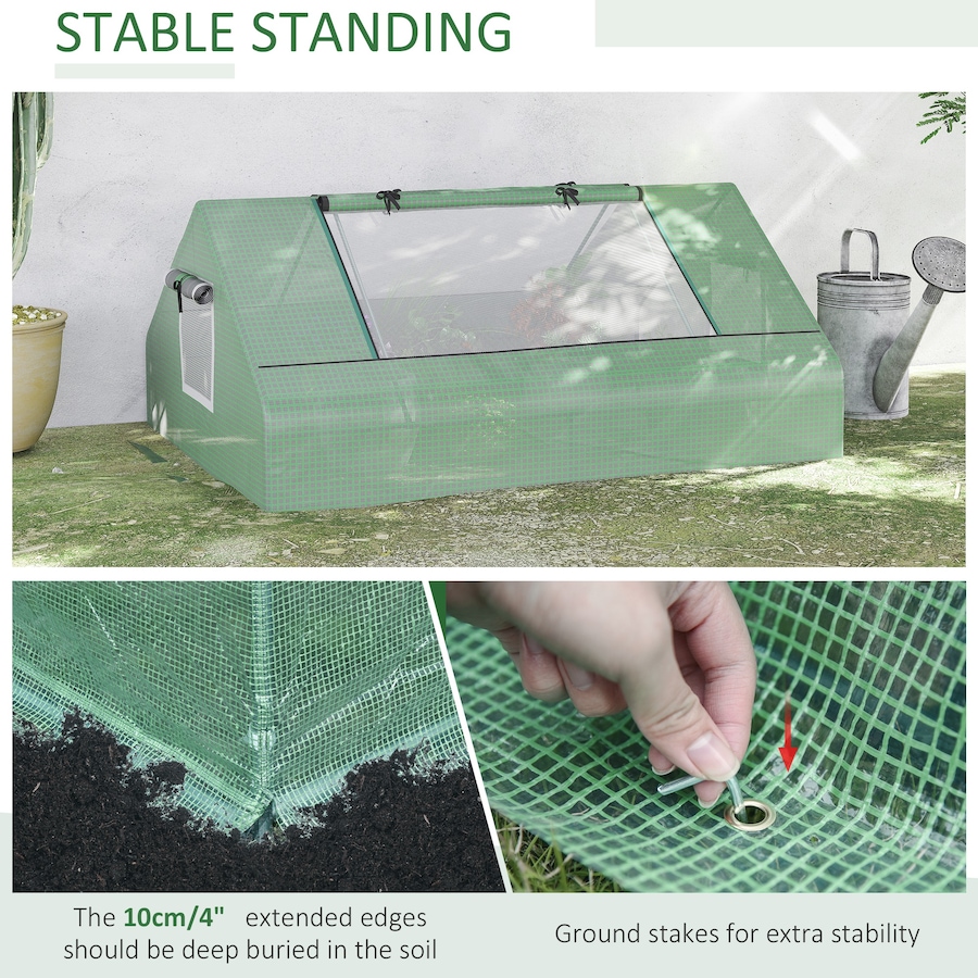 Image 965002_ALTMORE9.jpg, Product 965-002 / Price $59.99, Outsunny 71" x 55" x 32" Mini Greenhouse Portable Hot House for Plants from Outsunny on TSC.ca's Home & Garden department