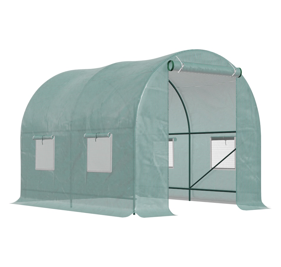 Image 965004.jpg, Product 965-004 / Price $114.99, Outsunny 8'x6.6'x6.6' Heavy Duty Walk-in Greenhouse from Outsunny on TSC.ca's Home & Garden department