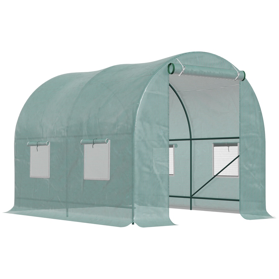 Image 965004.jpg, Product 965-004 / Price $103.99, Outsunny 8'x6.6'x6.6' Heavy Duty Walk-in Greenhouse from Outsunny on TSC.ca's Home & Garden department