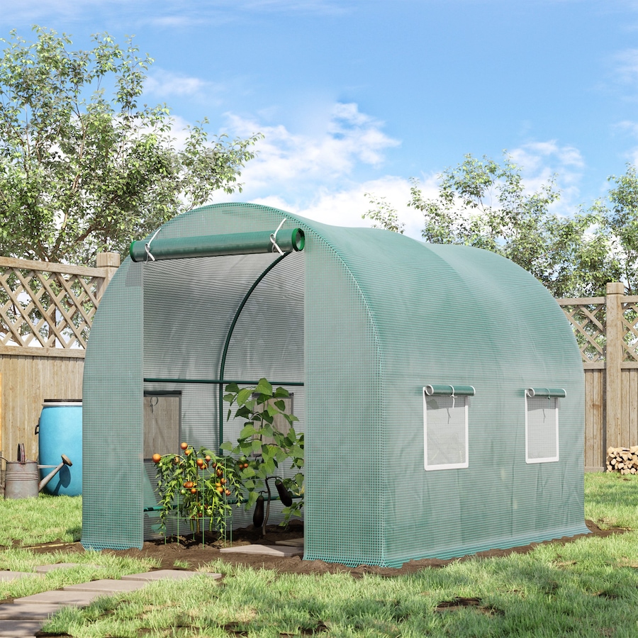 Image 965004_ALTMORE1.jpg, Product 965-004 / Price $103.99, Outsunny 8'x6.6'x6.6' Heavy Duty Walk-in Greenhouse from Outsunny on TSC.ca's Home & Garden department