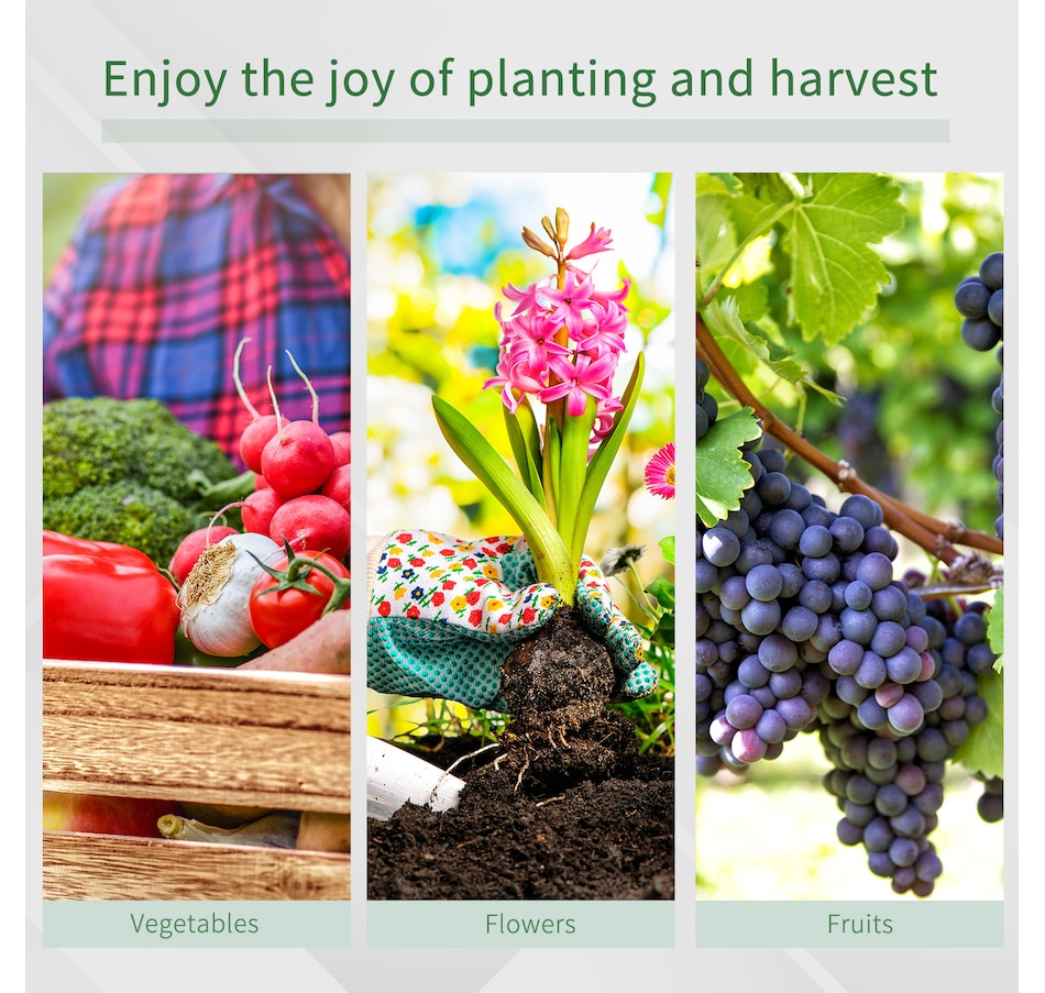 Image 965006_ALTMORE6.jpg, Product 965-006 / Price $129.99, Outsunny 13' x 6.5' x 6.5' Steeple Walk-in Greenhouse from Outsunny on TSC.ca's Home & Garden department