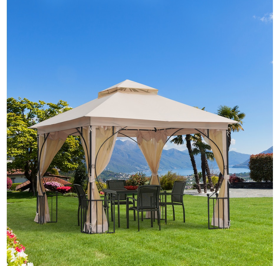 Image 965009_ALTMORE1.jpg, Product 965-009 / Price $244.92, Outsunny 10'x10' Patio Gazebo from Outsunny on TSC.ca's Home & Garden department