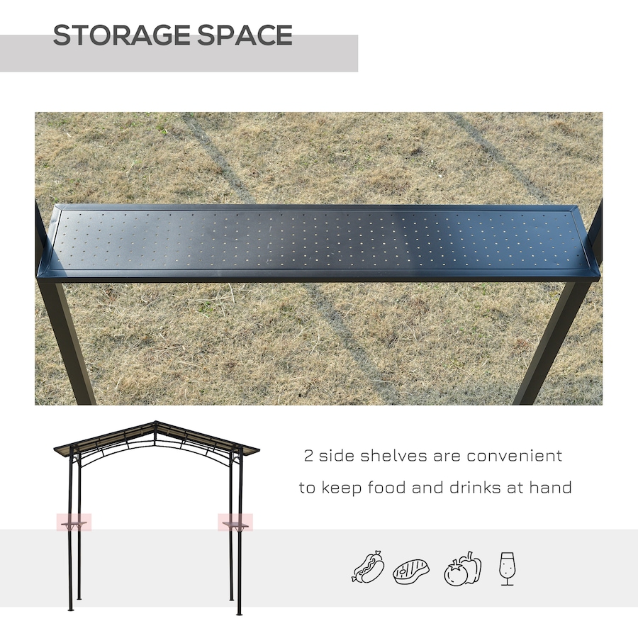 Image 965012_ALTMORE4.jpg, Product 965-012 / Price $374.99, Outsunny 8' x 5' Hardtop Grill Gazebo from Outsunny on TSC.ca's Home & Garden department