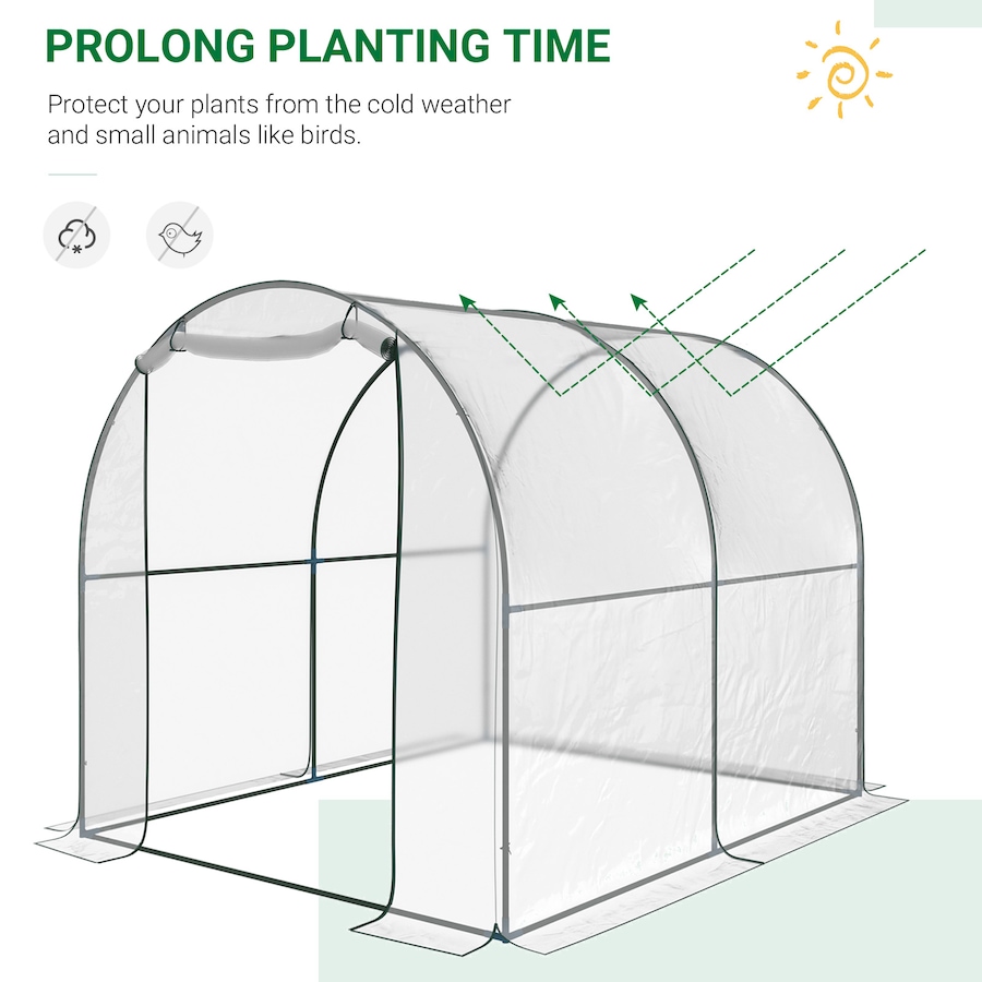 Image 965013_ALTMORE3.jpg, Product 965-013 / Price $112.99, Outsunny 6.6' x 8.2' x 6.6' Dome Tunnel Greenhouse from Outsunny on TSC.ca's Home & Garden department