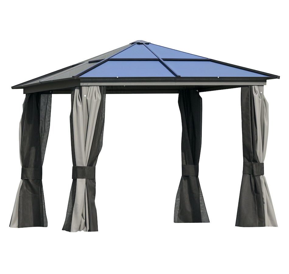 Image 965017.png, Product 965-017 / Price $1,009.99, Outsunny 10' x 10' Hardtop Gazebo Canopy from Outsunny on TSC.ca's Home & Garden department
