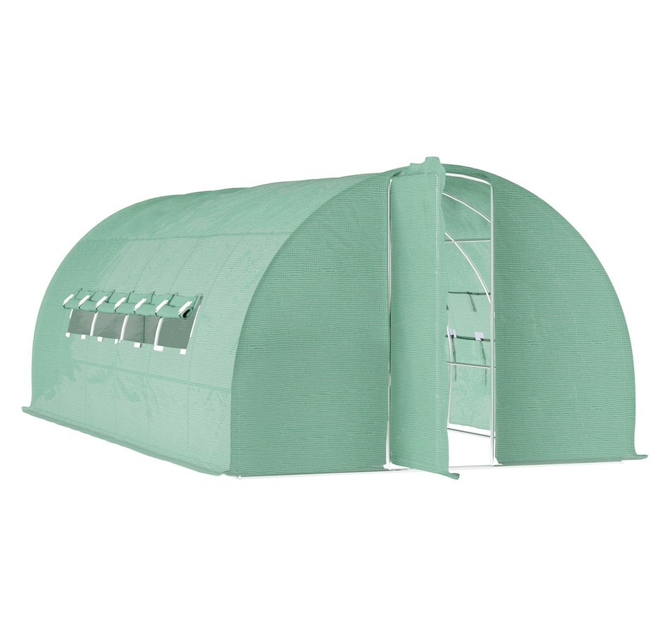 Image 965018.jpg, Product 965-018 / Price $289.99, Outsunny 20x10x6.6ft Walk-in Tunnel Greenhouse from Outsunny on TSC.ca's Home & Garden department