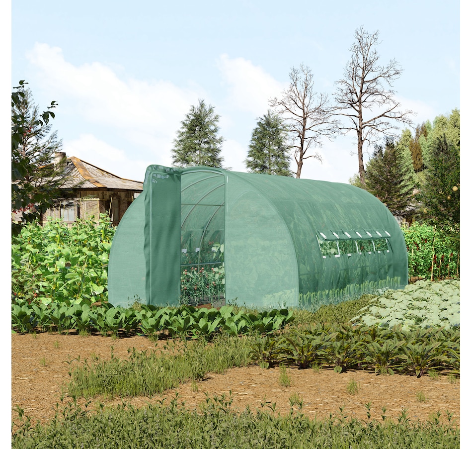 Image 965018_ALTMORE1.jpg, Product 965-018 / Price $289.99, Outsunny 20x10x6.6ft Walk-in Tunnel Greenhouse from Outsunny on TSC.ca's Home & Garden department