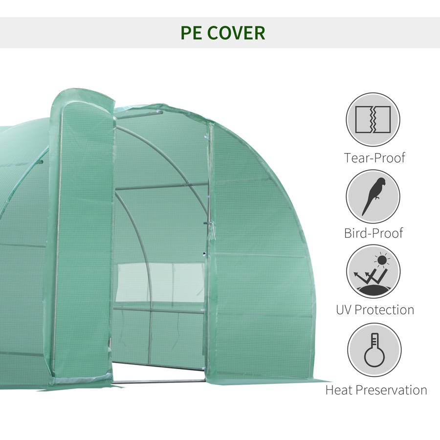 Image 965018_ALTMORE3.jpg, Product 965-018 / Price $259.99, Outsunny 20x10x6.6ft  Walk-in Tunnel Greenhouse from Outsunny on TSC.ca's Home & Garden department