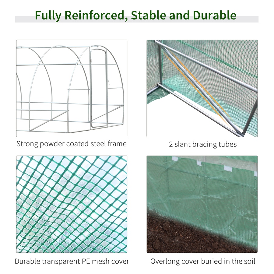 Image 965018_ALTMORE4.jpg, Product 965-018 / Price $259.99, Outsunny 20x10x6.6ft  Walk-in Tunnel Greenhouse from Outsunny on TSC.ca's Home & Garden department