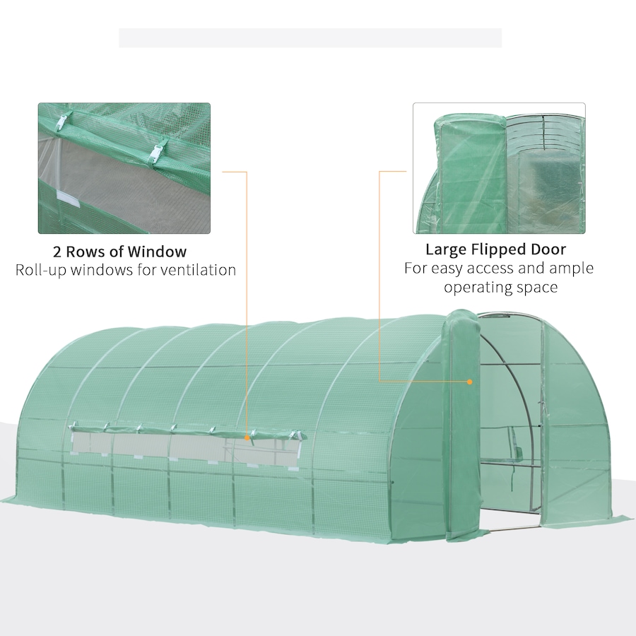 Image 965018_ALTMORE5.jpg, Product 965-018 / Price $259.99, Outsunny 20x10x6.6ft  Walk-in Tunnel Greenhouse from Outsunny on TSC.ca's Home & Garden department