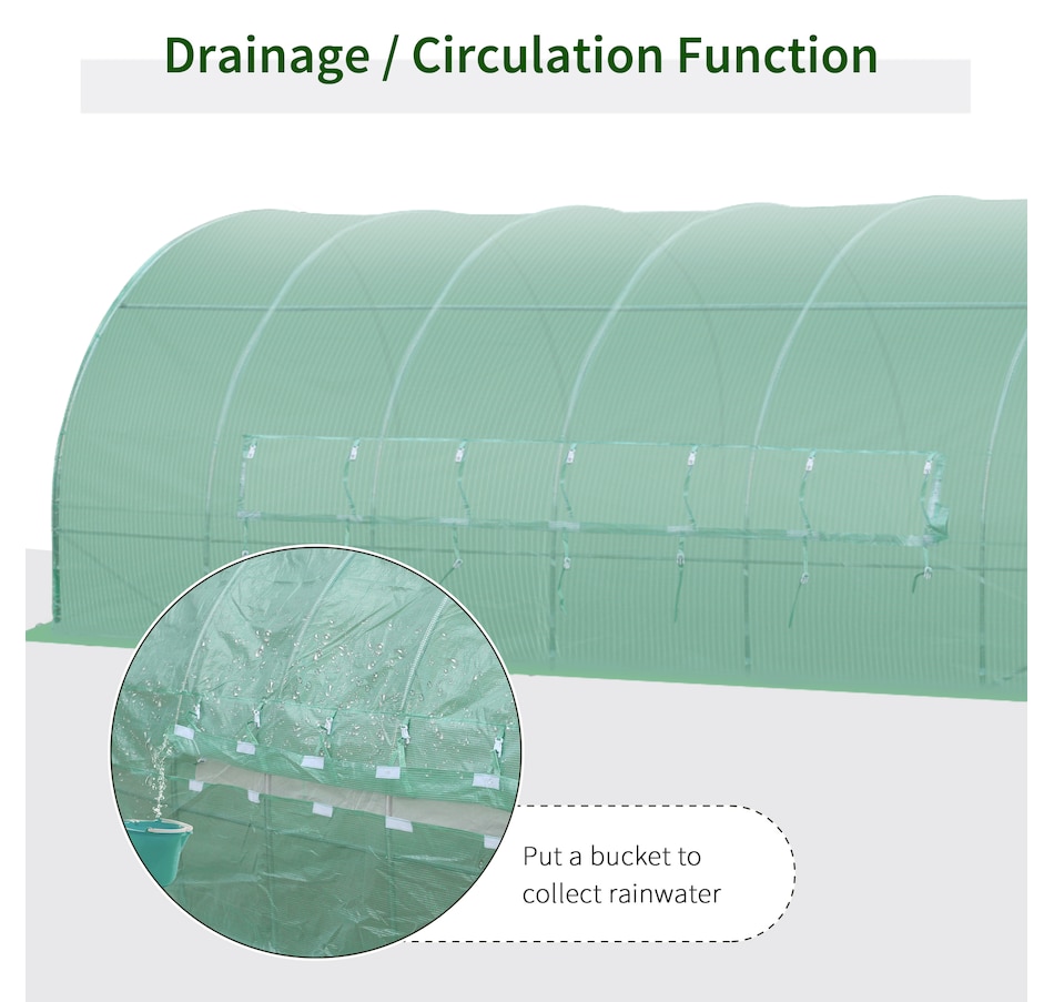 Image 965018_ALTMORE6.jpg, Product 965-018 / Price $289.99, Outsunny 20x10x6.6ft Walk-in Tunnel Greenhouse from Outsunny on TSC.ca's Home & Garden department