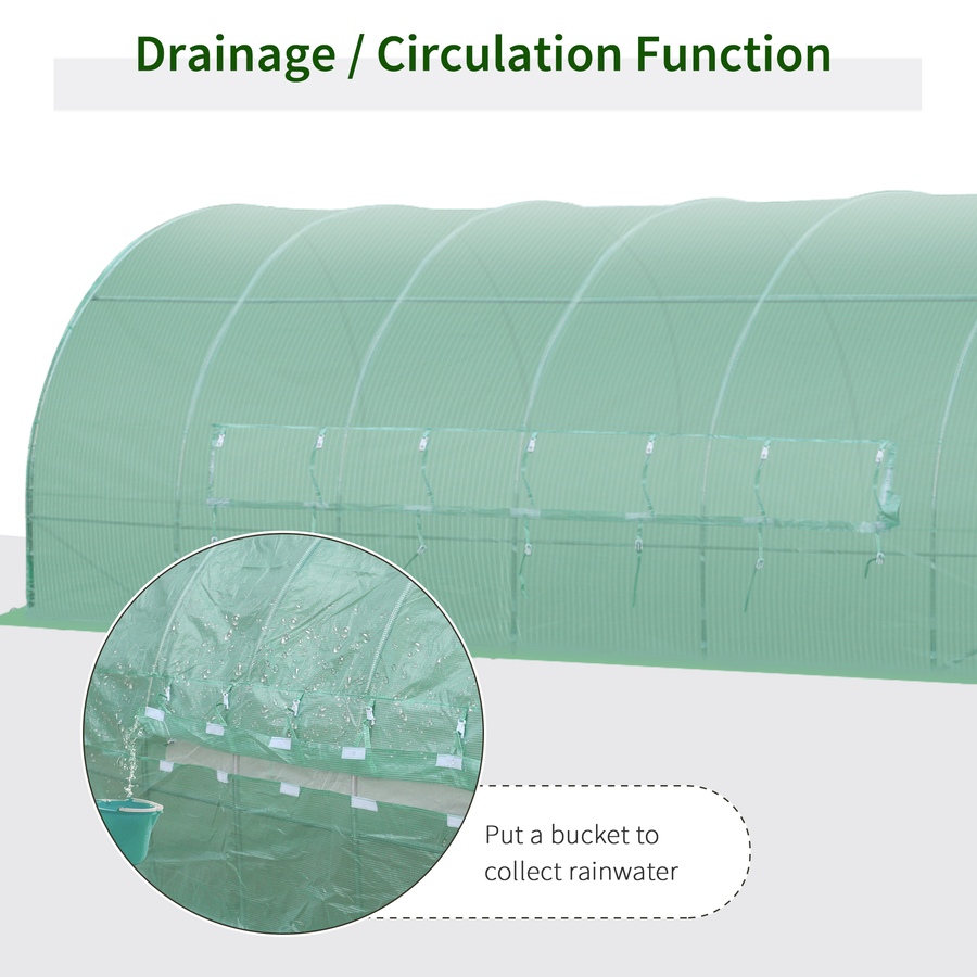 Image 965018_ALTMORE6.jpg, Product 965-018 / Price $259.99, Outsunny 20x10x6.6ft  Walk-in Tunnel Greenhouse from Outsunny on TSC.ca's Home & Garden department