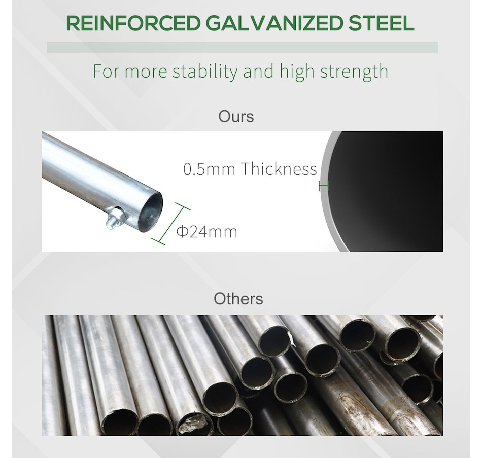Image 965018_ALTMORE7.jpg, Product 965-018 / Price $289.99, Outsunny 20x10x6.6ft Walk-in Tunnel Greenhouse from Outsunny on TSC.ca's Home & Garden department