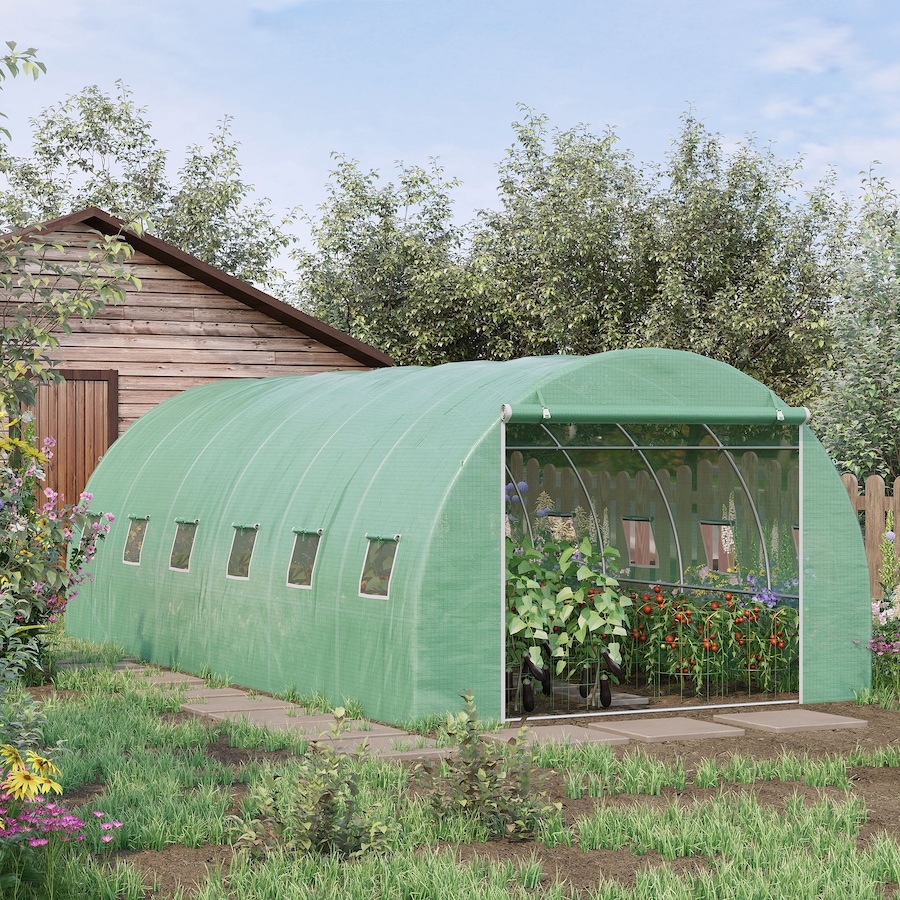 Image 965019_ALTMORE1.jpg, Product 965-019 / Price $207.99, Outsunny 20' x 10' x 6.6' Large Walk-in Greenhouse from Outsunny on TSC.ca's Home & Garden department