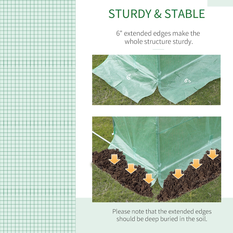 Image 965019_ALTMORE3.jpg, Product 965-019 / Price $207.99, Outsunny 20' x 10' x 6.6' Large Walk-in Greenhouse from Outsunny on TSC.ca's Home & Garden department