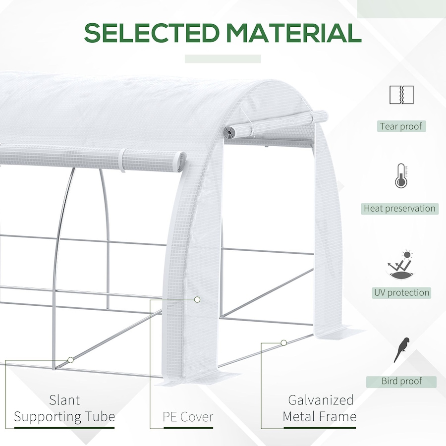 Image 965022_ALTMORE10.jpg, Product 965-022 / Price $246.99, Outsunny 20'x10'x6' Large Walk-in Greenhouse from Outsunny on TSC.ca's Home & Garden department