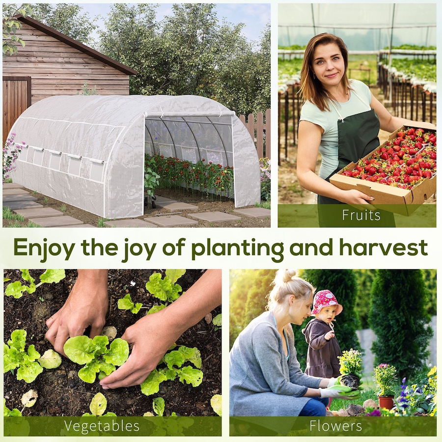 Image 965022_ALTMORE13.jpg, Product 965-022 / Price $246.99, Outsunny 20'x10'x6' Large Walk-in Greenhouse from Outsunny on TSC.ca's Home & Garden department