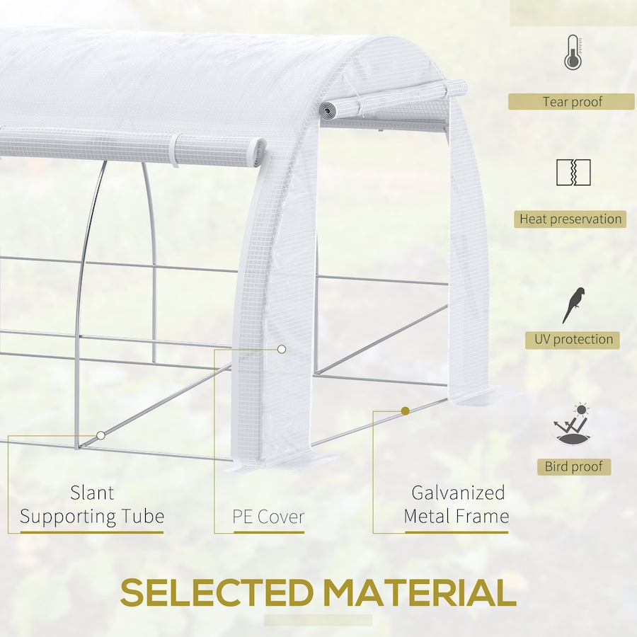 Image 965022_ALTMORE4.jpg, Product 965-022 / Price $266.99, Outsunny 20'x10'x6' Large Walk-in Greenhouse from Outsunny on TSC.ca's Home & Garden department