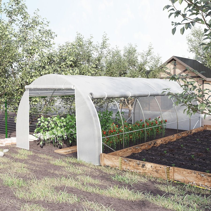 Image 965022_ALTMORE9.jpg, Product 965-022 / Price $246.99, Outsunny 20'x10'x6' Large Walk-in Greenhouse from Outsunny on TSC.ca's Home & Garden department