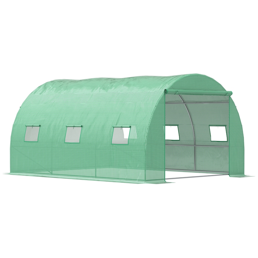 Image 965023.jpg, Product 965-023 / Price $139.99, Outsunny Walk-in Polytunnel Greenhouse, Outdoor Garden Tunnel Greenhouse from Outsunny on TSC.ca's Home & Garden department