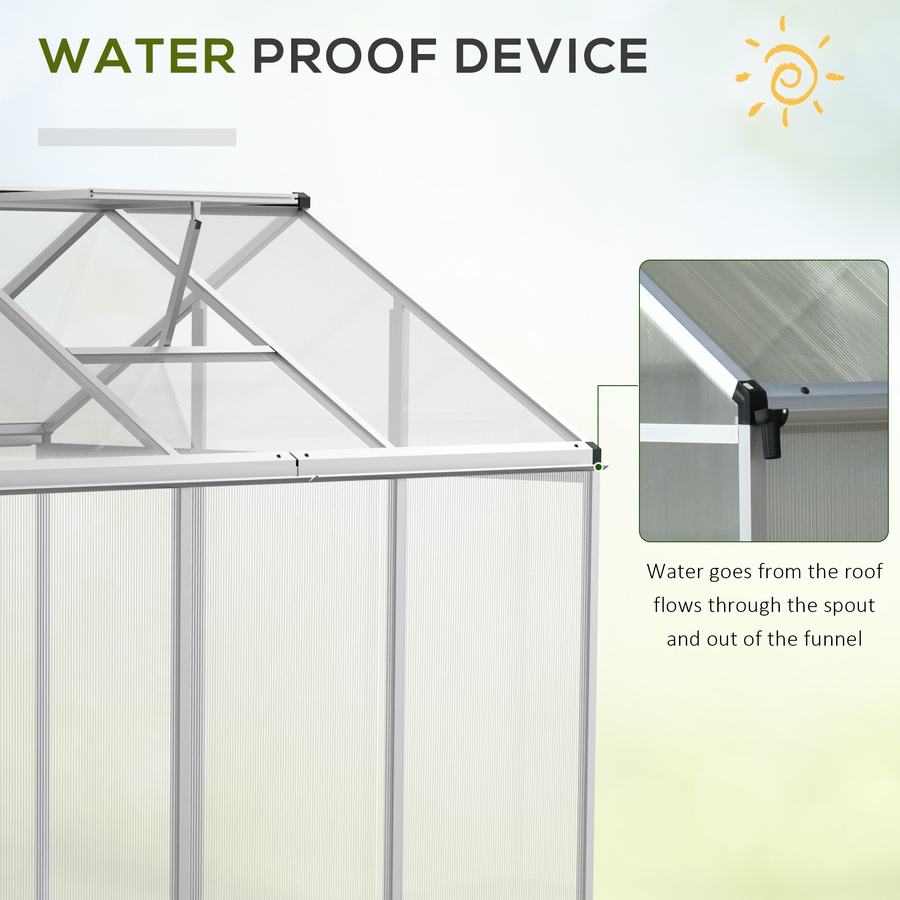 Image 965027_ALTMORE13.jpg, Product 965-027 / Price $299.99 - $439.99, Outsunny 8' x 6' Portable Outdoor Walk-In Garden Greenhouse w/ Roof Vent from Outsunny on TSC.ca's Home & Garden department
