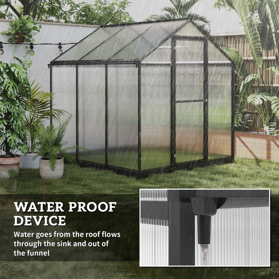 Image 965027_ALTMORE26.jpg, Product 965-027 / Price $299.99 - $439.99, Outsunny 8' x 6' Portable Outdoor Walk-In Garden Greenhouse w/ Roof Vent from Outsunny on TSC.ca's Home & Garden department