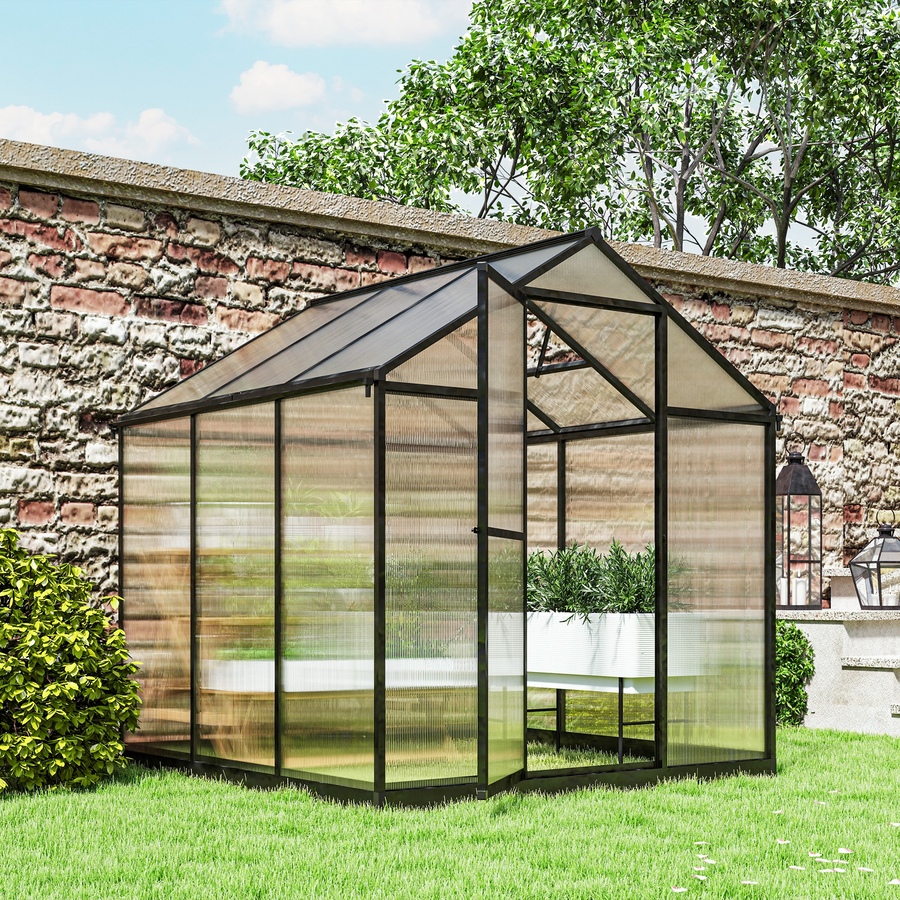 Image 965027_ALTMORE28.jpg, Product 965-027 / Price $299.99 - $439.99, Outsunny 8' x 6' Portable Outdoor Walk-In Garden Greenhouse w/ Roof Vent from Outsunny on TSC.ca's Home & Garden department