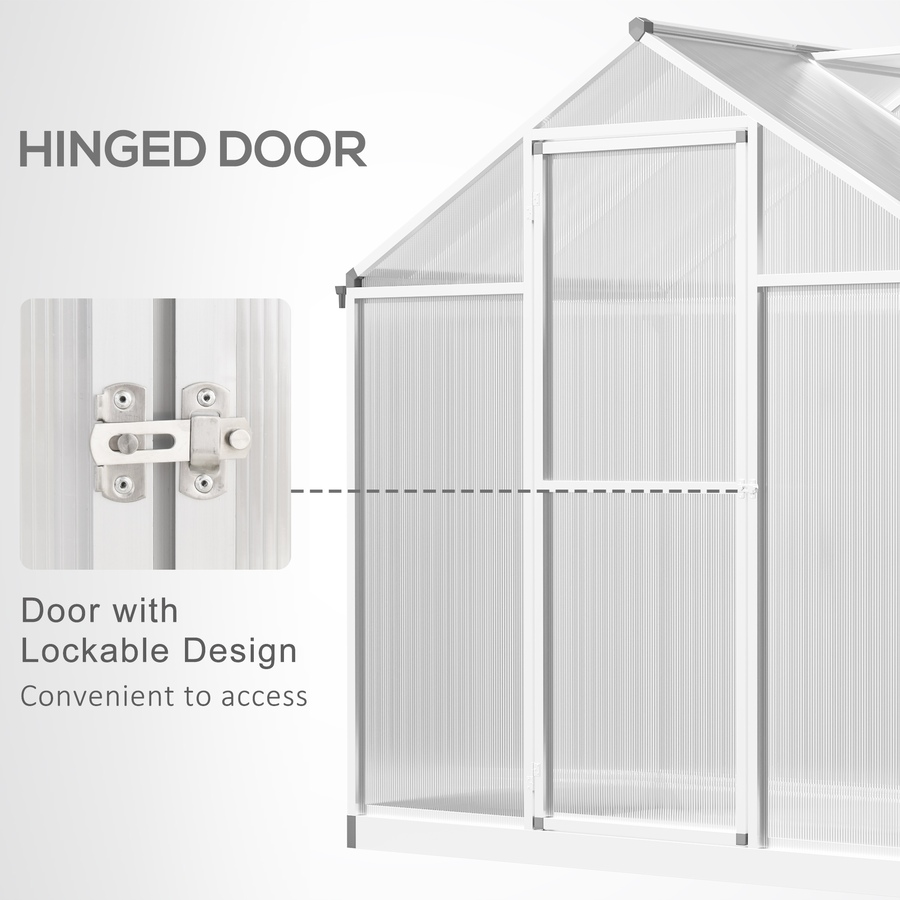 Image 965027_ALTMORE33.jpg, Product 965-027 / Price $299.99 - $439.99, Outsunny 8' x 6' Portable Outdoor Walk-In Garden Greenhouse w/ Roof Vent from Outsunny on TSC.ca's Home & Garden department