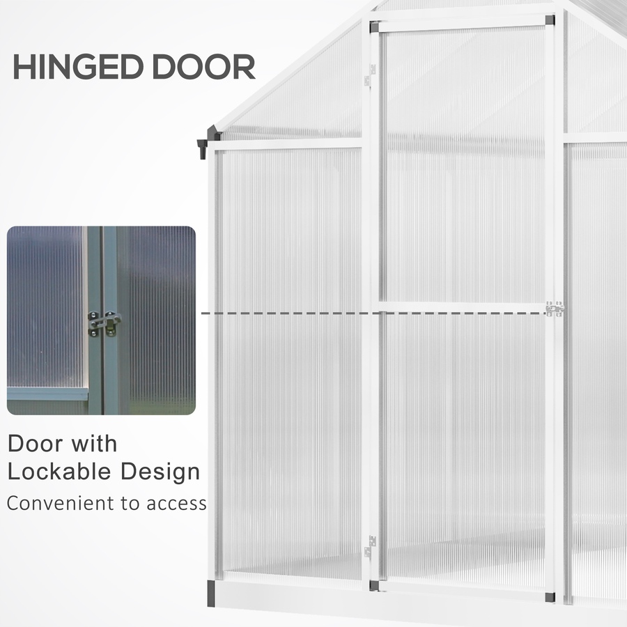 Image 965027_ALTMORE4.jpg, Product 965-027 / Price $299.99 - $439.99, Outsunny 8' x 6' Portable Outdoor Walk-In Garden Greenhouse w/ Roof Vent from Outsunny on TSC.ca's Home & Garden department