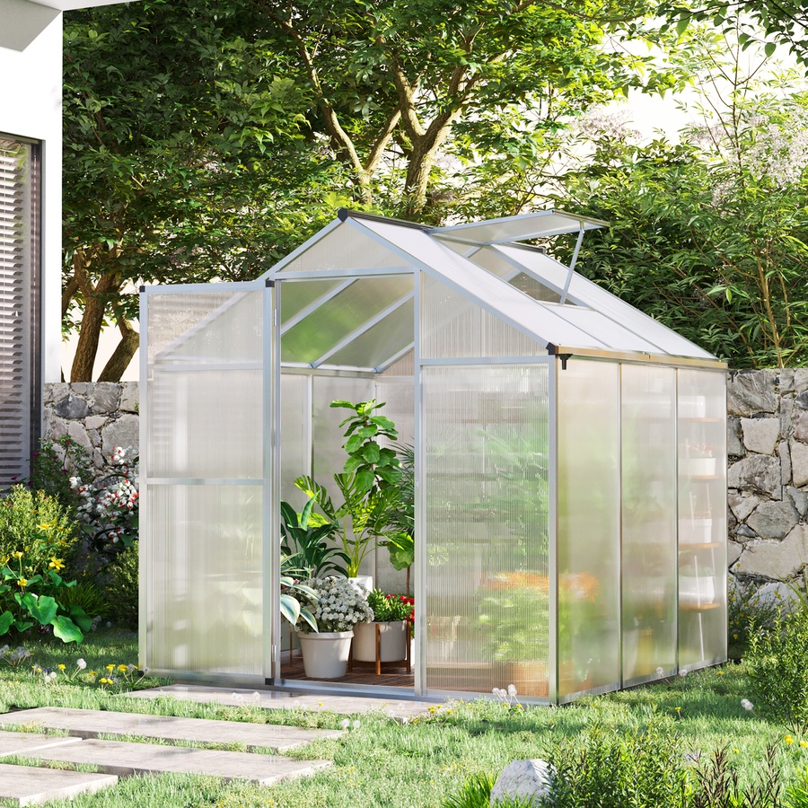Image 965027_ALTMORE9.jpg, Product 965-027 / Price $299.99 - $439.99, Outsunny 8' x 6' Portable Outdoor Walk-In Garden Greenhouse w/ Roof Vent from Outsunny on TSC.ca's Home & Garden department