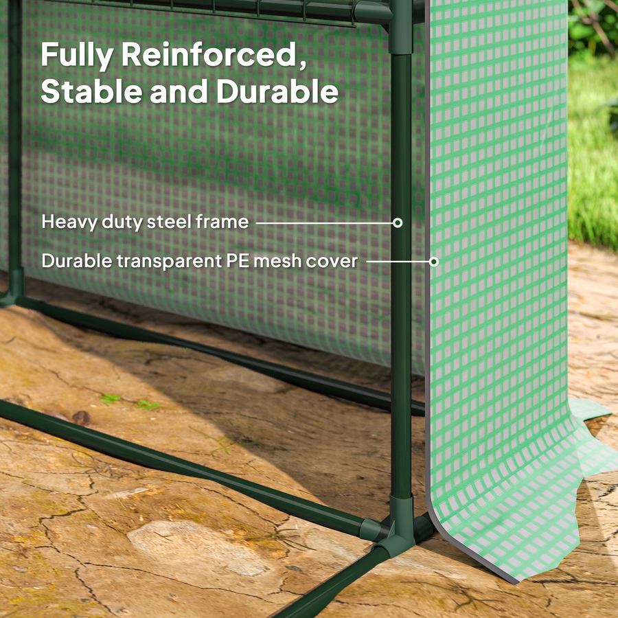 Image 965042_ALTMORE14.jpg, Product 965-042 / Price $149.99, Outsunny 8' x 6' x 7' Portable Walk-In Greenhouse Hot House from Outsunny on TSC.ca's Home & Garden department