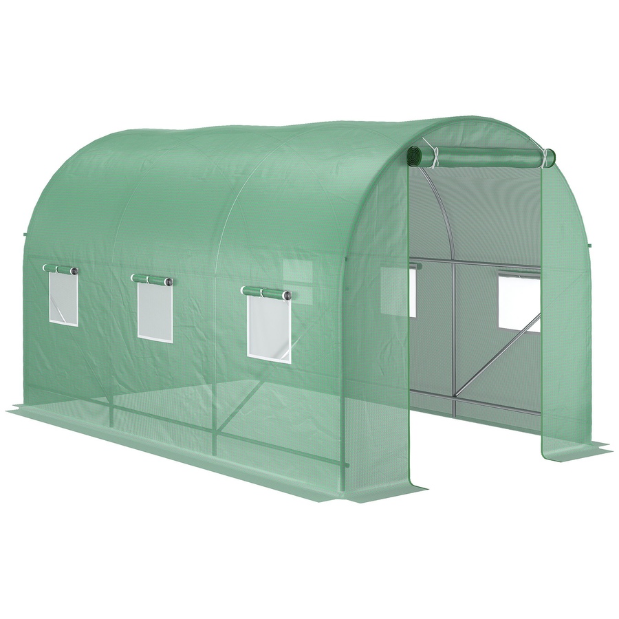 Image 965051.jpg, Product 965-051 / Price $109.99, Outsunny 11.5' x 6.6' x 6.6' Walk-in Tunnel Greenhouse from Outsunny on TSC.ca's Home & Garden department