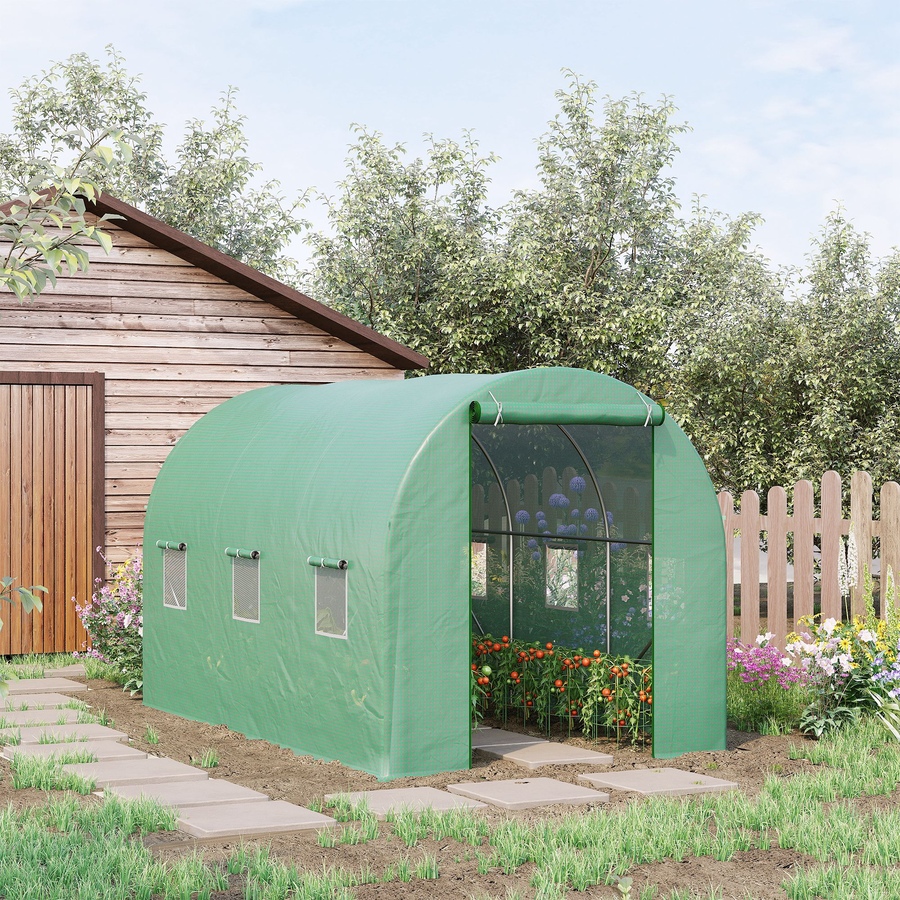 Image 965051_ALTMORE1.jpg, Product 965-051 / Price $109.99, Outsunny 11.5' x 6.6' x 6.6' Walk-in Tunnel Greenhouse from Outsunny on TSC.ca's Home & Garden department