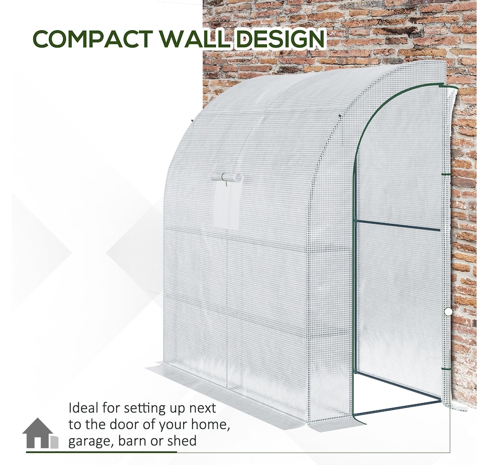 Image 965054_ALTMORE4.jpg, Product 965-054 / Price $79.99, Outsunny 7' x 3' x 7' Walk-In Greenhouse, Plant Gardening Green House from Outsunny on TSC.ca's Home & Garden department