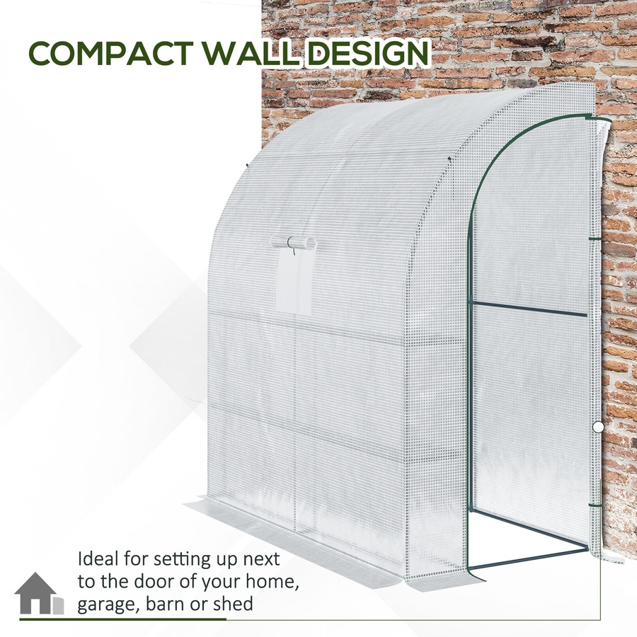 Image 965054_ALTMORE4.jpg, Product 965-054 / Price $67.99, Outsunny 7' x 3' x 7' Walk-In Greenhouse, Plant Gardening Green House from Outsunny on TSC.ca's Home & Garden department
