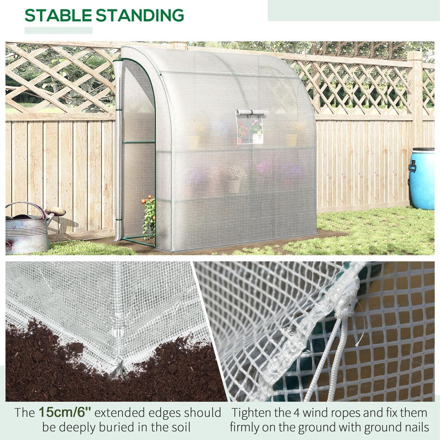 Image 965054_ALTMORE6.jpg, Product 965-054 / Price $67.99, Outsunny 7' x 3' x 7' Walk-In Greenhouse, Plant Gardening Green House from Outsunny on TSC.ca's Home & Garden department
