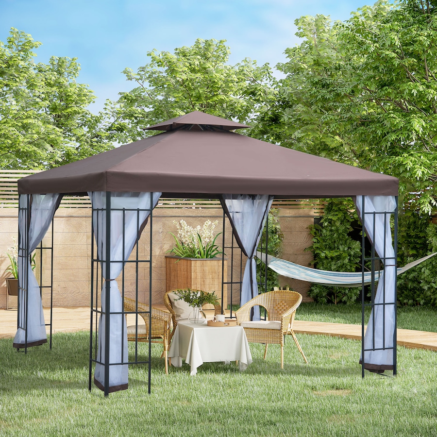 Image 965057_ALTMORE1.jpg, Product 965-057 / Price $309.99, Outsunny 10'x10' Garden Gazebo from Outsunny on TSC.ca's Home & Garden department