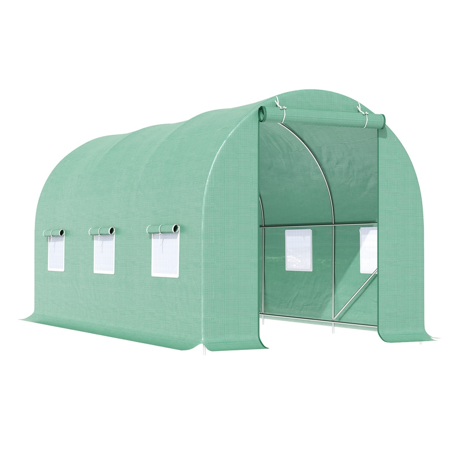 Image 965058.jpg, Product 965-058 / Price $144.99, Outsunny 14.6' x 6' x 6.6' Walk-in Tunnel Greenhouse from Outsunny on TSC.ca's Home & Garden department