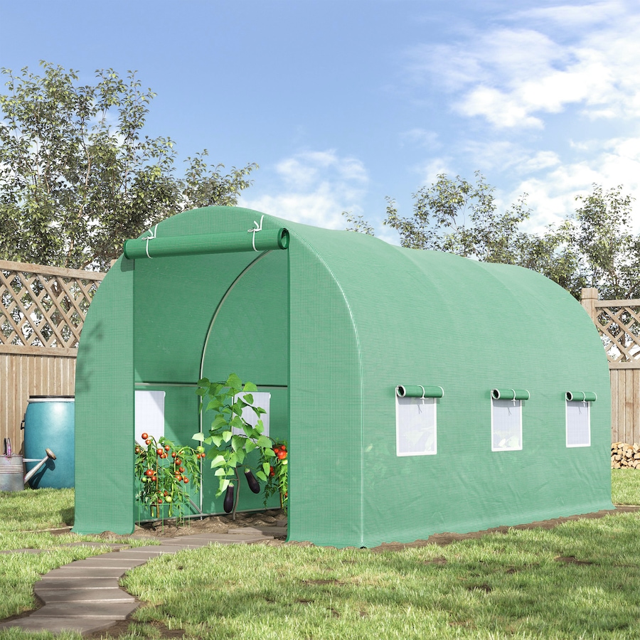 Image 965058_ALTMORE1.jpg, Product 965-058 / Price $144.99, Outsunny 14.6' x 6' x 6.6' Walk-in Tunnel Greenhouse from Outsunny on TSC.ca's Home & Garden department