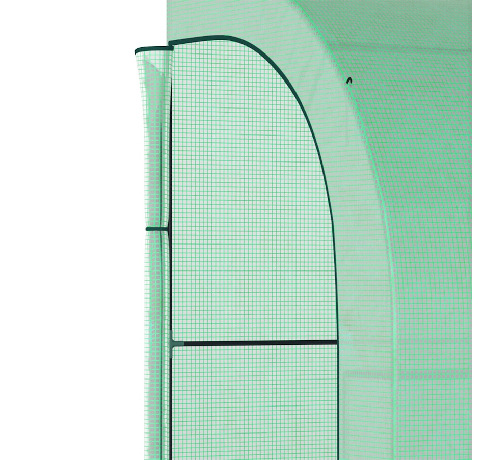 Image 965061_ALTMORE7.jpg, Product 965-061 / Price $94.99, Outsunny Walk-in Lean-to Greenhouse Outdoor Gardening Green House, Green from Outsunny on TSC.ca's Home & Garden department