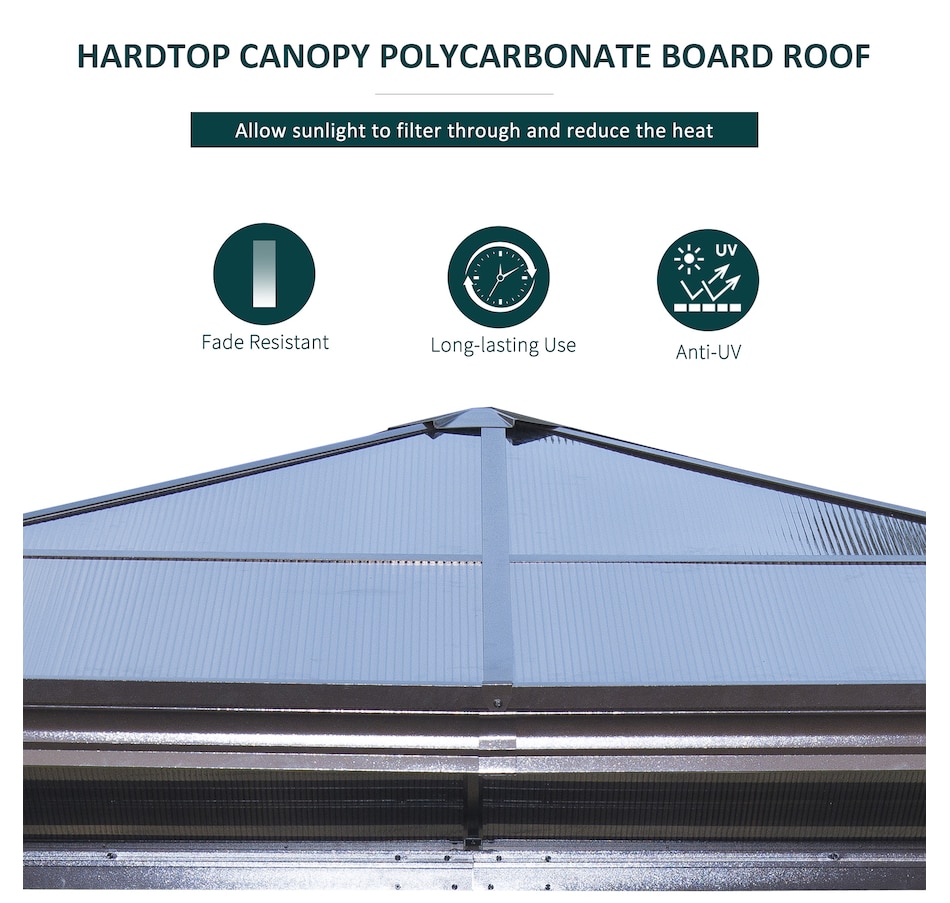 Image 965064_ALTMORE3.jpg, Product 965-064 / Price $869.99, Outsunny 10 x 10 ft Hard Top Gazebo Canopy from Outsunny on TSC.ca's Home & Garden department