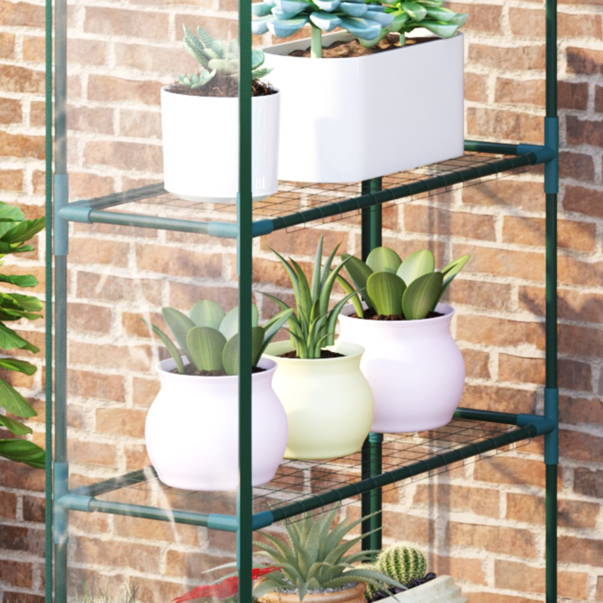 Outsunny 4.7 x 2.4 x 6.4ft Portable Walk-in Greenhouse - TSC.ca