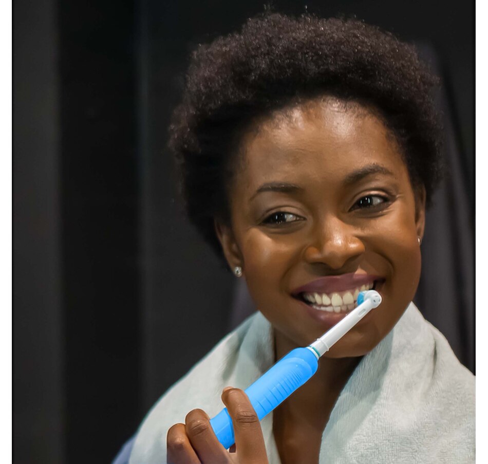 Image 965389_ALTMORE2.jpg, Product 965-389 / Price $142.56, Him™s and Her™s Pursonic USB Rechargeable Rotary Toothbrush Bundle “ Black & White Set with 6 Brush Heads and UV Sanitizer Design from Pursonic on TSC.ca's Beauty department